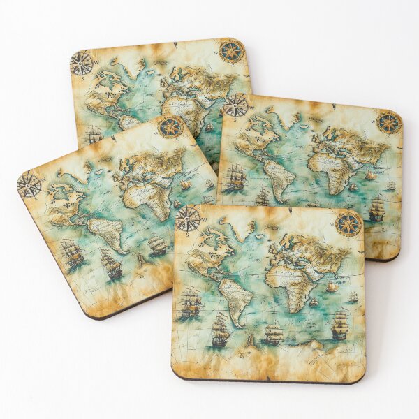 Item preview, Pirate Map designed and sold by Dlfj.