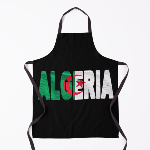 Item preview, ALGERIA - Flag Flying in Wind cut to Letters Souvenir Sticker Shirt designed and sold by Adam Gormley.