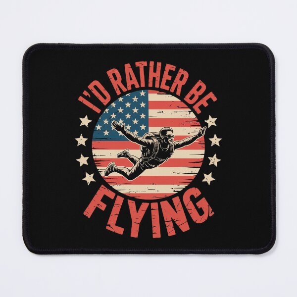 Item preview, I'd Rather Be Flying Skydive Skydiving designed and sold by skanderio.
