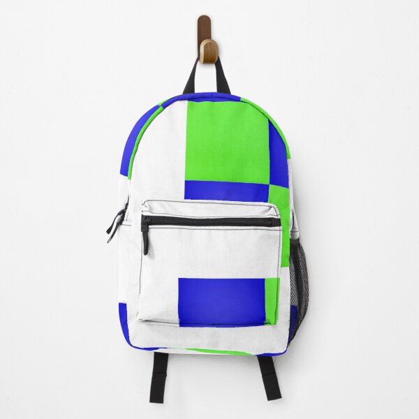 Item preview, green blue squares designed and sold by bredalstore .