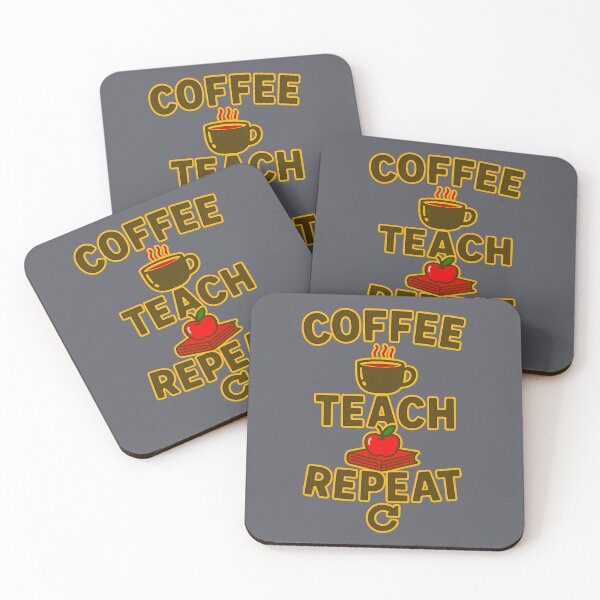 Item preview, Coffee Teach Repeat designed and sold by The Art by Rossouw.