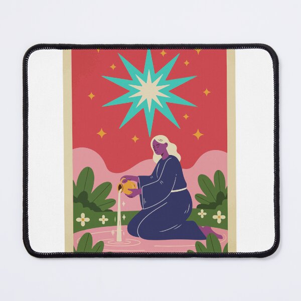 Item preview, The Star Tarot Card - Retro Mystic Celestial Art designed and sold by Cynthia8a.