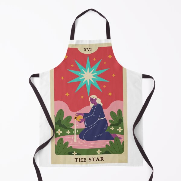 Item preview, The Star Tarot Card - Retro Mystic Celestial Art designed and sold by Cynthia8a.