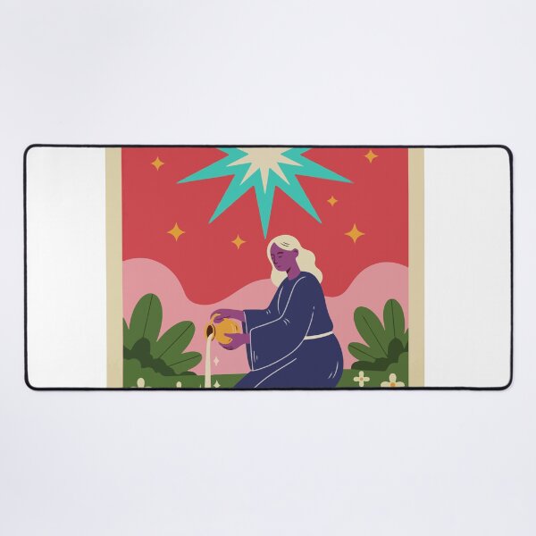 Item preview, The Star Tarot Card - Retro Mystic Celestial Art designed and sold by Cynthia8a.