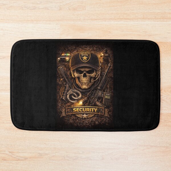 Item preview, SVT Armed Security Officer Skull | First Responder Support Tactical Art designed and sold by SEVERTREND APPAREL .