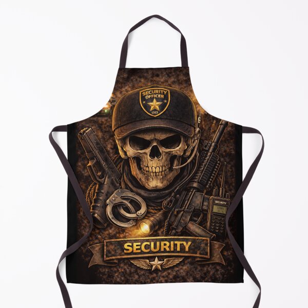 Item preview, SVT Armed Security Officer Skull | First Responder Support Tactical Art designed and sold by SEVERTREND APPAREL .
