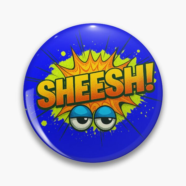 Item preview, SHEESH!  - Comic Graffiti Art with an Eye Roll designed and sold by royalswin.