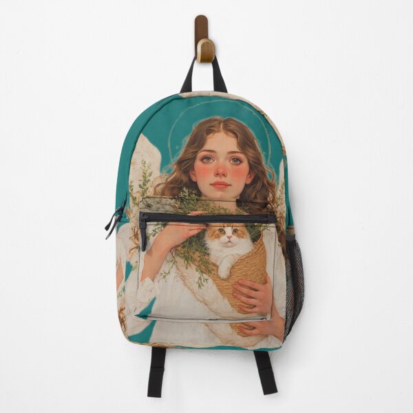 Item preview, Saint Gertrude of Nivelles with cats. designed and sold by Natalia-Vlad.