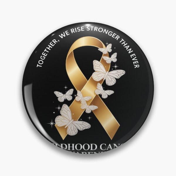 Item preview, Childhood Cancer Awareness We Rise Stronger Gold Ribbon designed and sold by LegendsArt75.