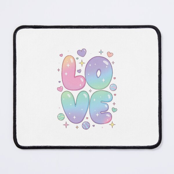 Item preview, Sweet Candy Love Letters - Puffy Pastel Sticker designed and sold by zikomfr.