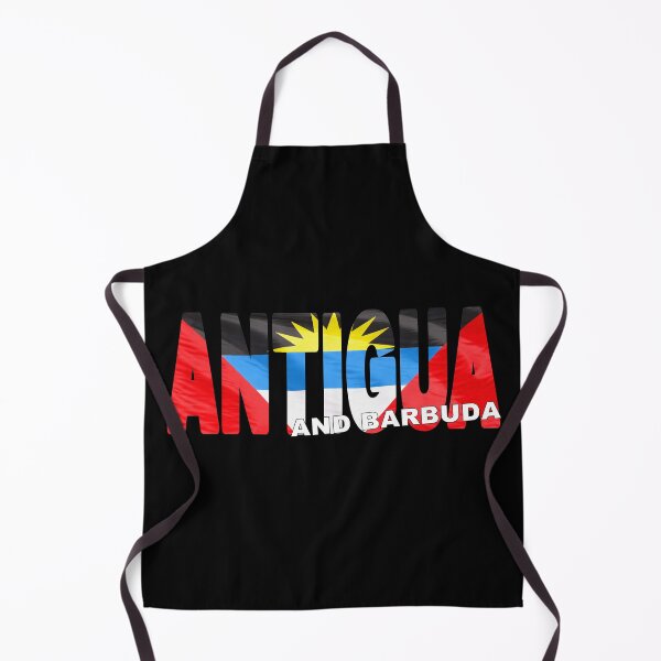 Item preview, ANTIGUA AND BARBUDA - Flag Flying in Wind cut to Letters Souvenir Sticker Shirt designed and sold by Adam Gormley.