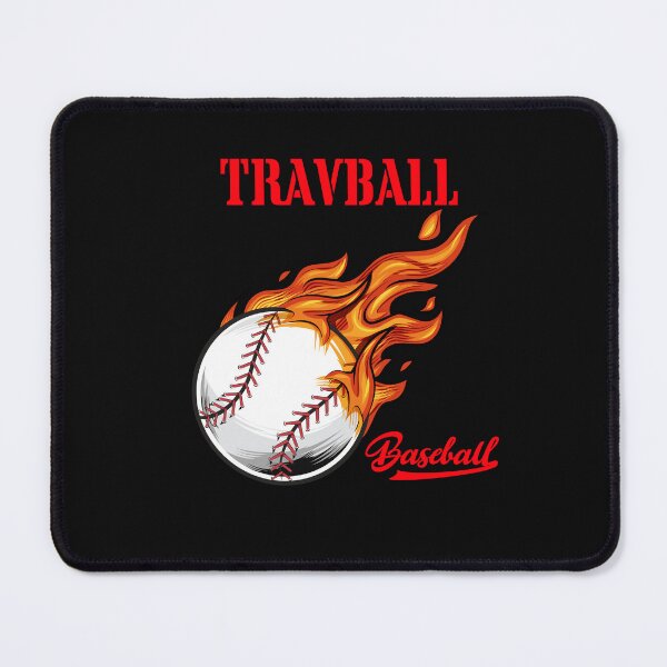 Item preview, Travball Adventure Travel Baseball Shirt designed and sold by ChameraDesign.