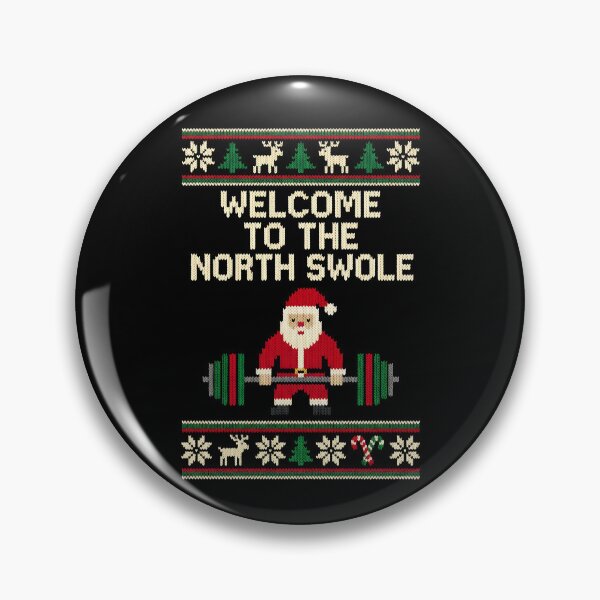 Item preview, Welcome To The North Swole Funny Christmas Workout Gear designed and sold by DynamicDesign.