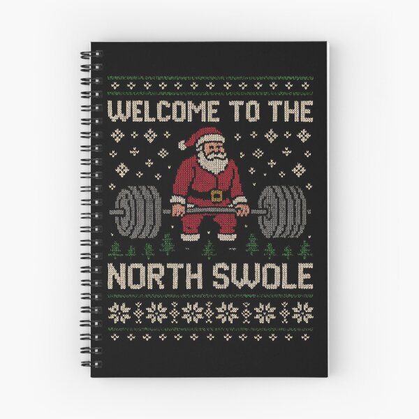 Item preview, Welcome To The North Swole Funny Christmas Workout Gear designed and sold by DynamicDesign.