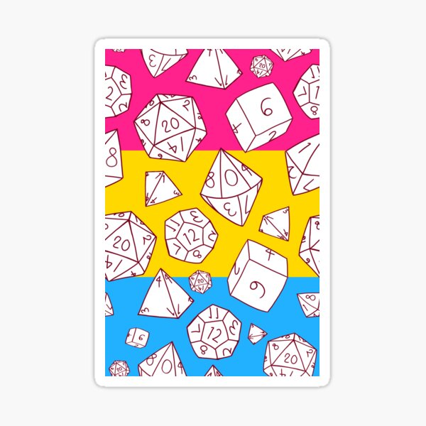 Dice! Dice! Dice! — Pan Pride! Sticker