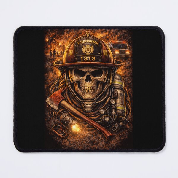 Item preview, SVT Firefighter Skull | First Responder Fire Service Tribute Art designed and sold by SEVERTREND APPAREL .