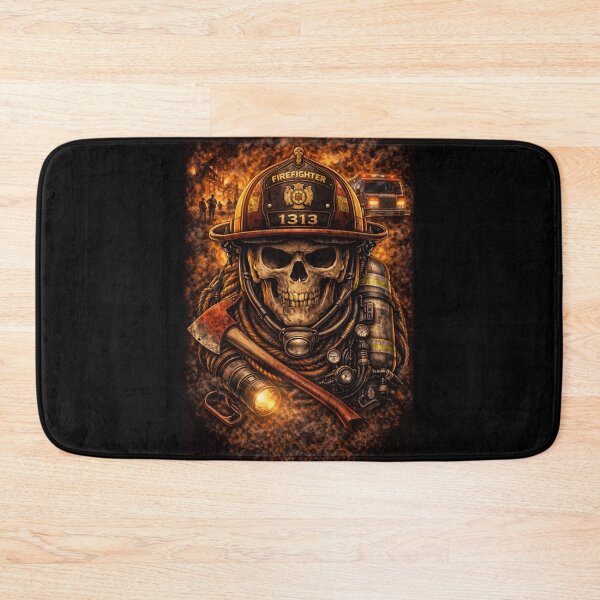 Item preview, SVT Firefighter Skull | First Responder Fire Service Tribute Art designed and sold by SEVERTREND APPAREL .