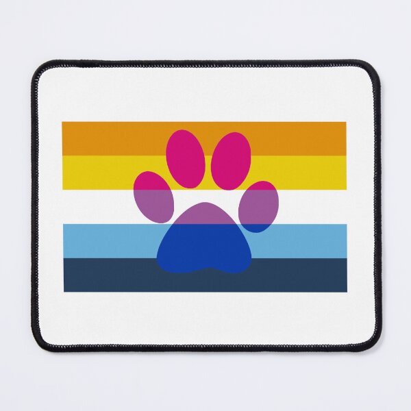 Item preview, Aroace Bisexual Furry Flag designed and sold by CoolGuy2763.