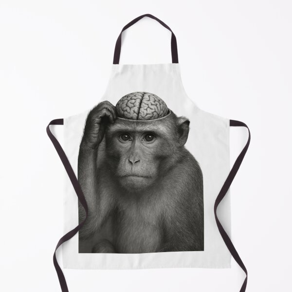 Item preview, thinking monkey designed and sold by whitedevilmerch.