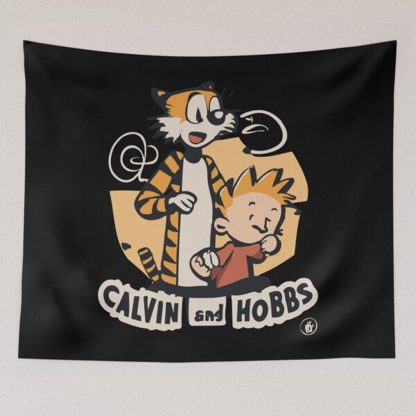 Item preview, Calvin and Hobbs Cartoon 90s Characters Sticker designed and sold by Carley Peter.
