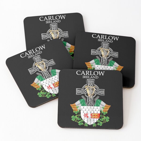 Item preview, Carlow Ireland Crest Celtic Cross Ireland Flag Celebration Irish designed and sold by pansak.