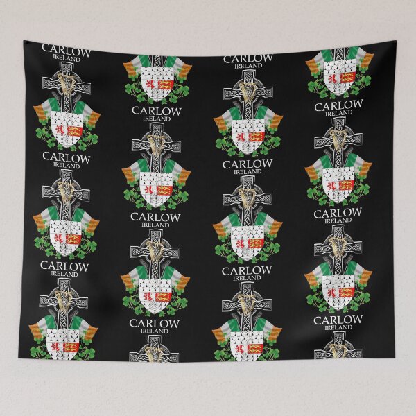 Item preview, Carlow Ireland Crest Celtic Cross Ireland Flag Celebration Irish designed and sold by pansak.