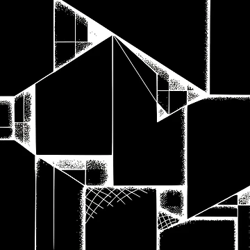 Artwork thumbnail, Geometric Patern Wht by UrbanPrts