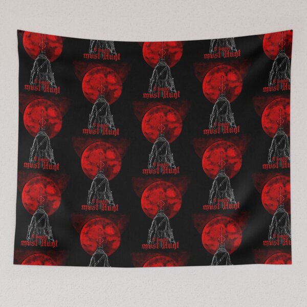 Item preview, A Hunter Must Hunt – Red Moon Symbol Graphic Art designed and sold by trentnin.