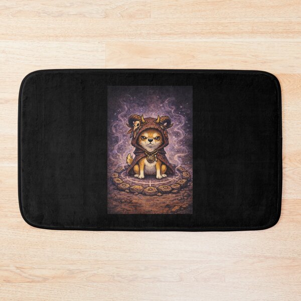 Item preview, Chihuahua Medieval Dogs – Runic Circle Seer – Gift for Chihuahua Lovers • Retro Fantasy Illustration • Vintage Halftone designed and sold by JacobKAurumhead.