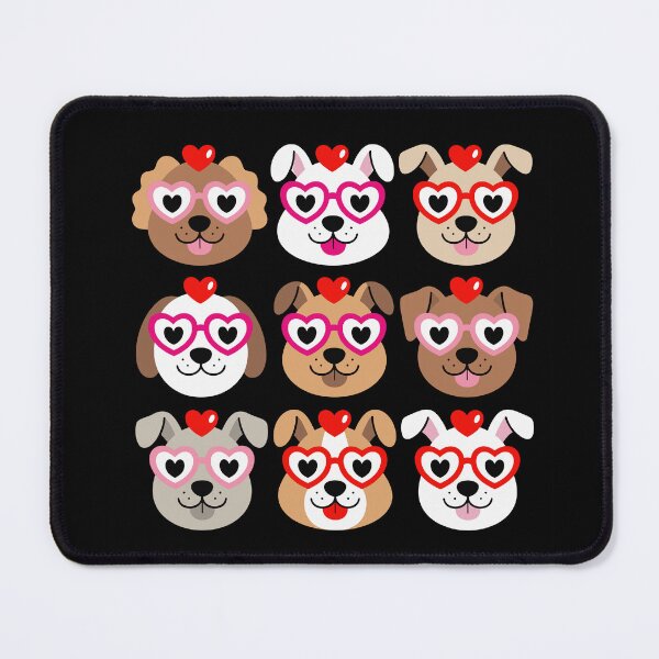 Item preview, Valentine Dog Grid designed and sold by theartfulaspie.