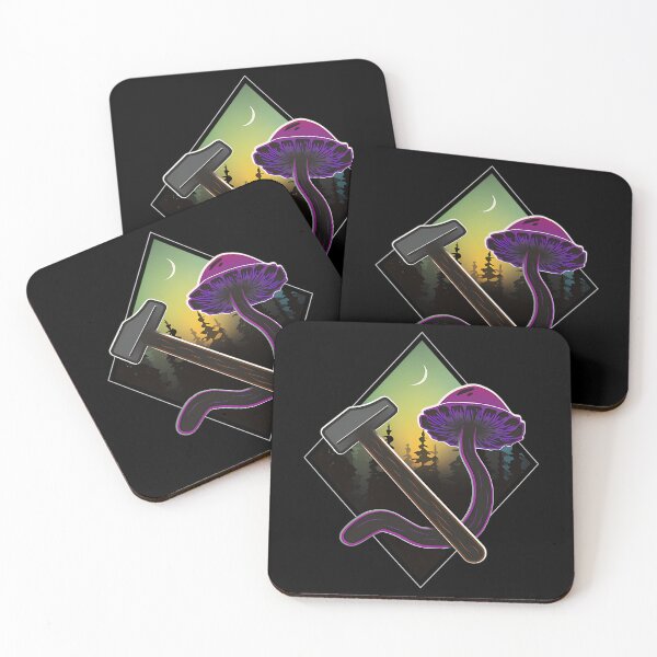 Item preview, Mycology Badge Vintage Fungi Emblem designed and sold by diemekbrebic.