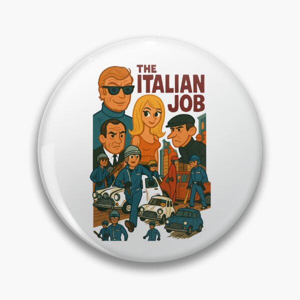 Item preview, The Italian Job - Retro Poster 'Heist' designed and sold by Cars with Character.