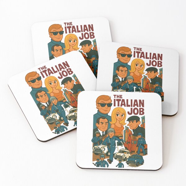 Item preview, The Italian Job - Retro Poster 'Heist' designed and sold by Cars with Character.