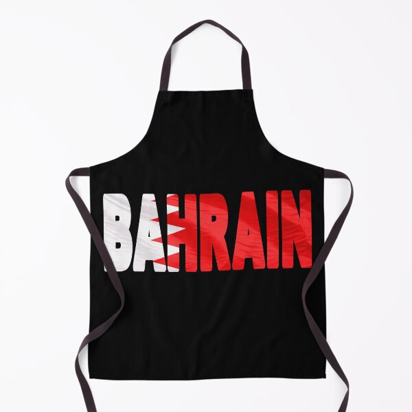 Item preview, BAHRAIN - Flag Flying in Wind cut to Letters Souvenir Sticker Shirt designed and sold by Adam Gormley.