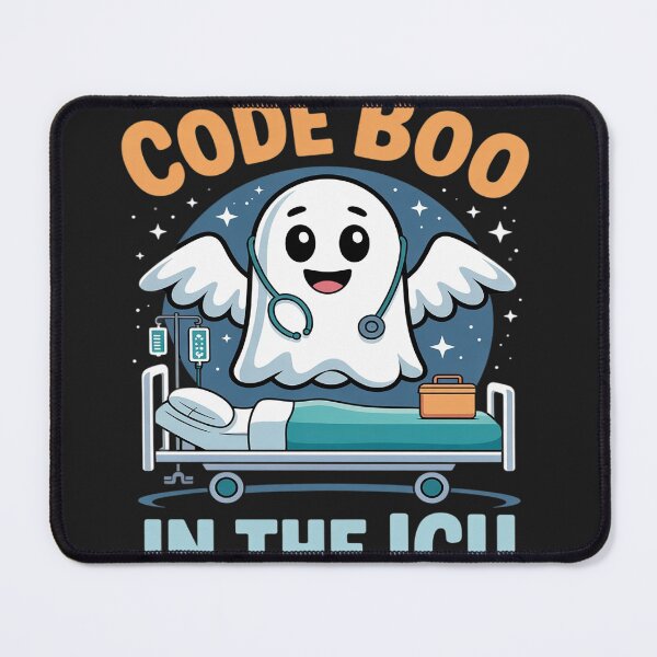 Item preview, Code Boo in the ICU Halloween Design for Intensive Care Unit designed and sold by LegendsArt75.