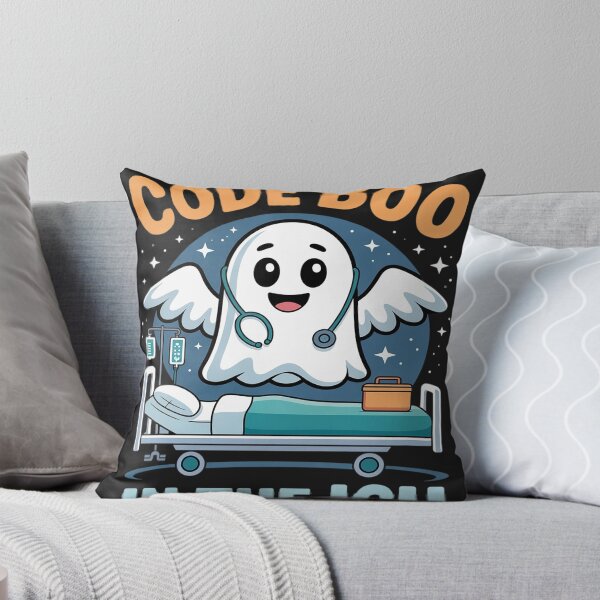Item preview, Code Boo in the ICU Halloween Design for Intensive Care Unit designed and sold by LegendsArt75.