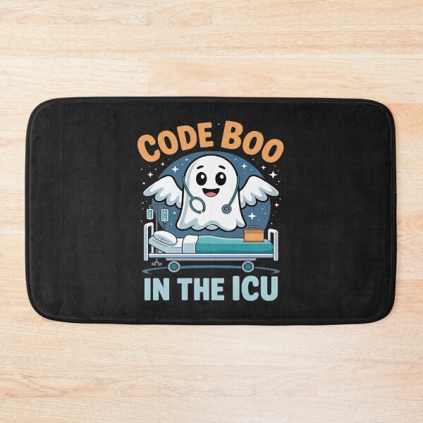 Item preview, Code Boo in the ICU Halloween Design for Intensive Care Unit designed and sold by LegendsArt75.