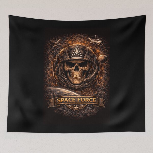 Item preview, SVT Space Force Skull | First Responder & Military Space Operations Tribute Art designed and sold by SEVERTREND APPAREL .