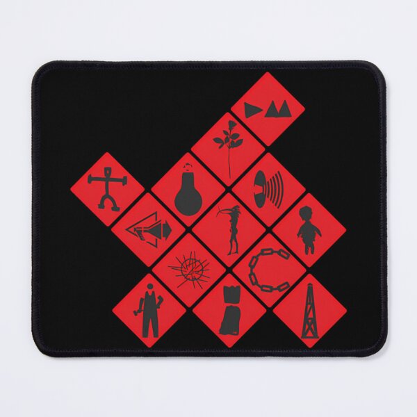 Item preview, Depeche Mode  Red Typography Art designed and sold by AidanToma.