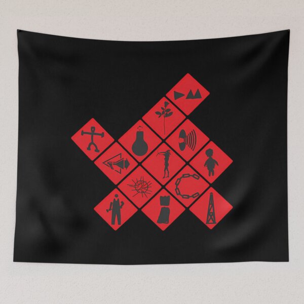 Item preview, Depeche Mode  Red Typography Art designed and sold by AidanToma.