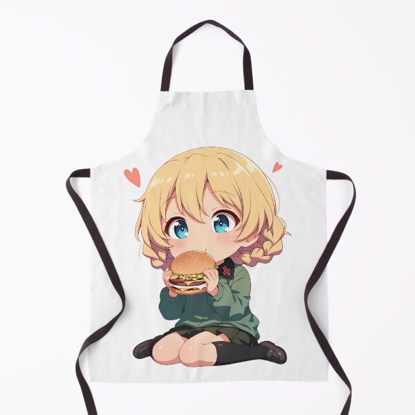 Item preview, Darjeeling Girls Und Panzer Anime Chibi Kawaii Burger Cute Waifu Tea Charm designed and sold by mildaclairmo.