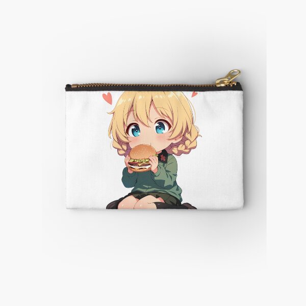 Item preview, Darjeeling Girls Und Panzer Anime Chibi Kawaii Burger Cute Waifu Tea Charm designed and sold by mildaclairmo.