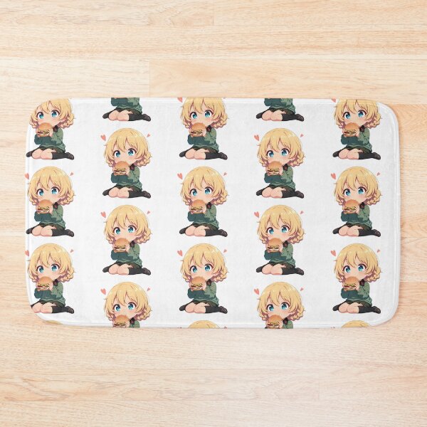 Artikelvorschau, Darjeeling Girls und Panzer Anime Chibi Kawaii Burger Cute Waifu Tea Charm entworfen und verkauft von mildaclairmo.