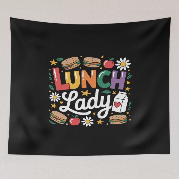 Item preview, Colorful Lunch Lady Appreciation Retro Back To School designed and sold by LegendsArt75.
