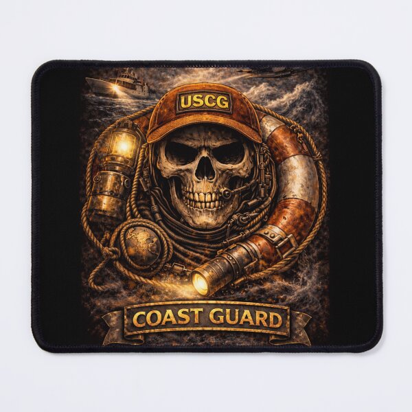 Item preview, SVT Coast Guard Skull | First Responder & Military Maritime Tribute Art designed and sold by SEVERTREND APPAREL .