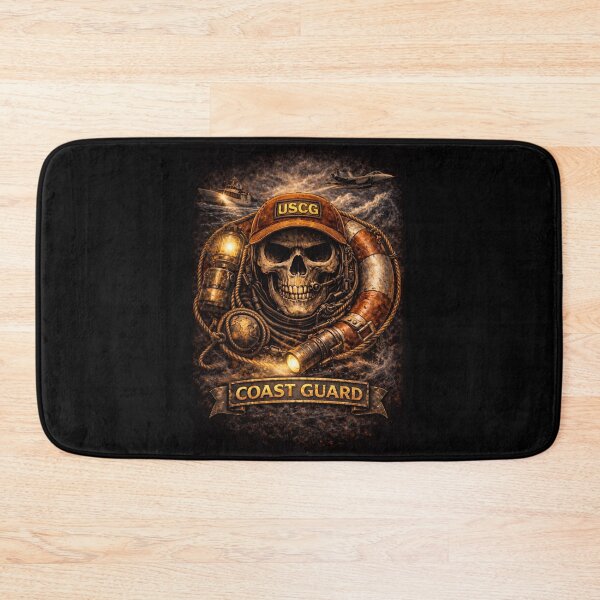 Item preview, SVT Coast Guard Skull | First Responder & Military Maritime Tribute Art designed and sold by SEVERTREND APPAREL .
