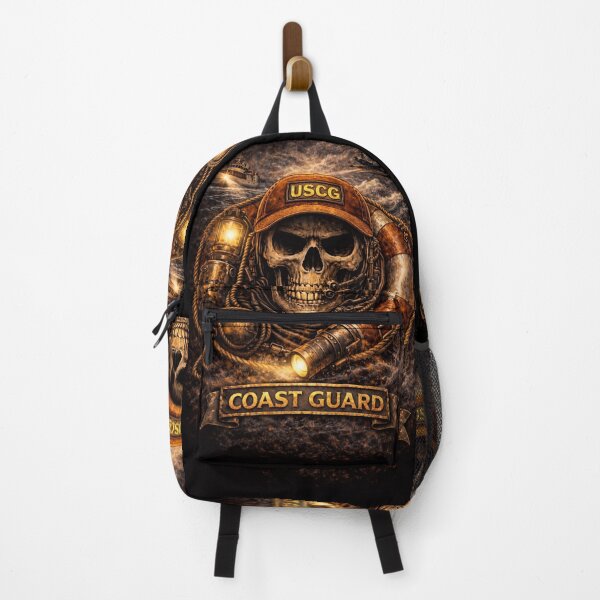 Item preview, SVT Coast Guard Skull | First Responder & Military Maritime Tribute Art designed and sold by SEVERTREND APPAREL .