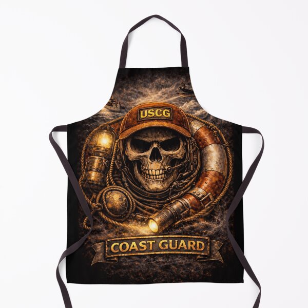 Item preview, SVT Coast Guard Skull | First Responder & Military Maritime Tribute Art designed and sold by SEVERTREND APPAREL .