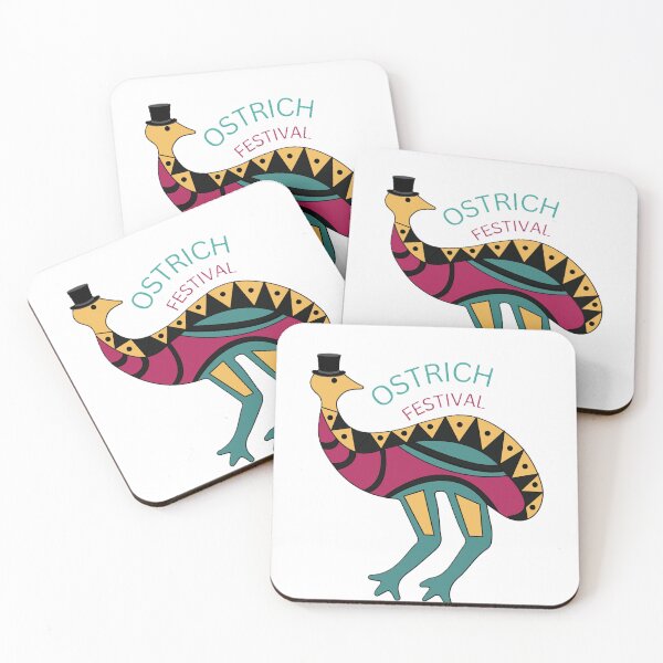 Item preview, OSTRICH FESTIVAL designed and sold by MYTHICAL ME.