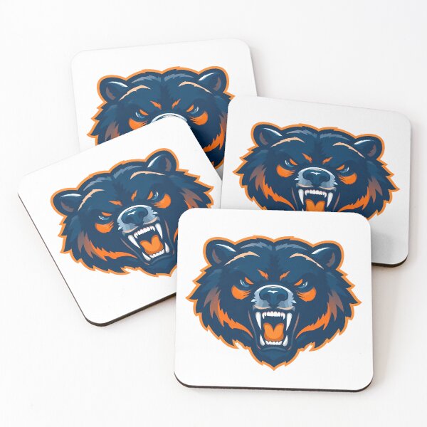Item preview, Orange Blue Illustrations Iconic Sports Bears Mascots Design designed and sold by ART ATTACK ZONE.